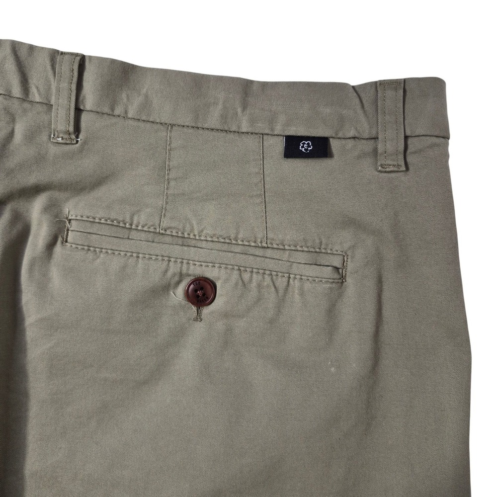 Ted Baker London Shorts Mens 38R Olive Green Ashford Chino Stretch Preppy